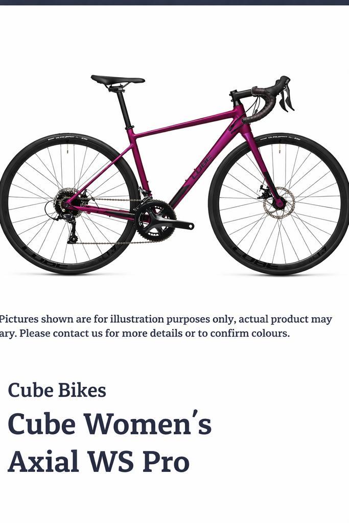 Cube Axial WS Pro, Fietsen en Brommers, Fietsen | Dames | Sportfietsen en Toerfietsen, Zo goed als nieuw, Ophalen