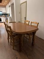 Table en bois massif, Maison & Meubles, 150 à 200 cm, Cinq personnes ou plus, Enlèvement, Utilisé