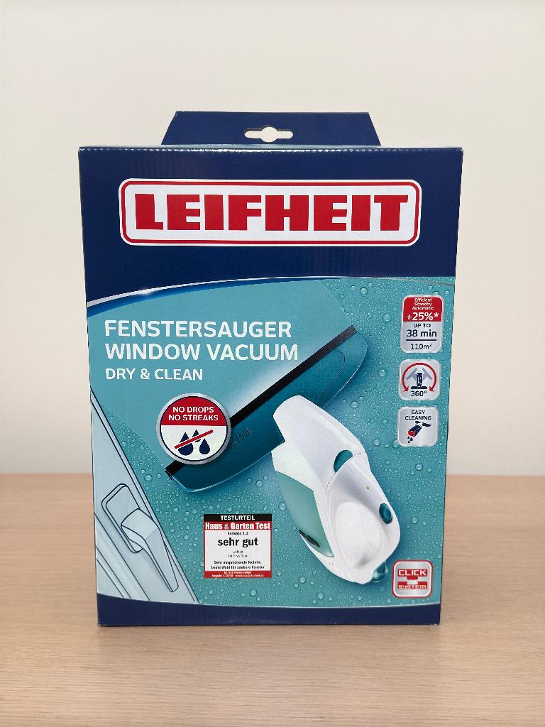 Leifheit Window Vacuum Dry & Clean / NEUF et non utilisé, Maison & Meubles, Produits de nettoyage, Enlèvement ou Envoi, Essuie-vitre ou Raclette