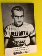 wielerkaart 1963 team pelforth jan janssen signe, Verzenden, Gebruikt