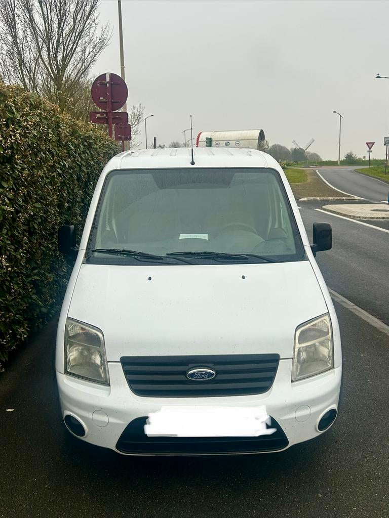 FORD TRANSIT CONNECT 1.8 TDCi 66KW, Auto's, Ford, Voorwielaandrijving, Euro 5, Stof, Wit