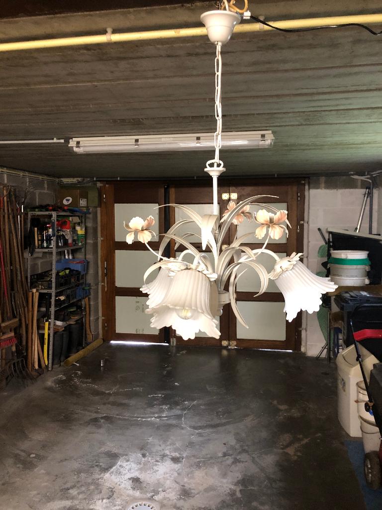 suspension de cuisine, Maison & Meubles, Lampes | Lustres, Comme neuf, Verre, Métal, Enlèvement