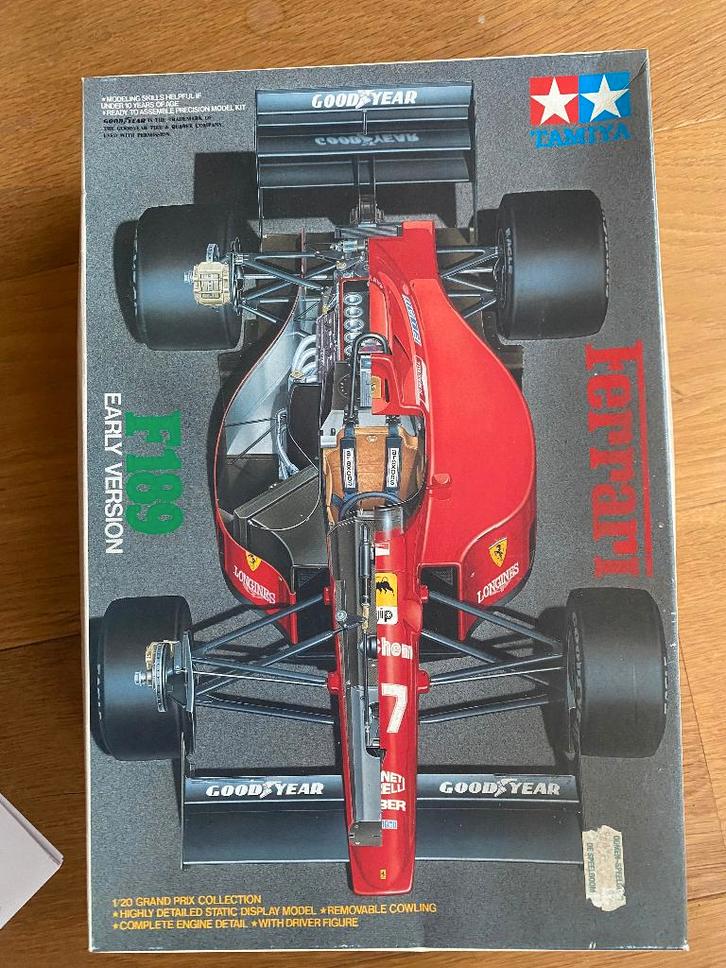 Tamiya FERRARI 189 F1 Nigel Mansell Met MARLBORO reclame!!, Hobby en Vrije tijd, Modelbouw | Auto's en Voertuigen, Nieuw, Auto