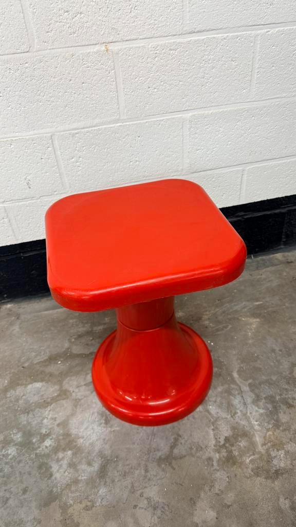 Retro bijzettafel, Huis en Inrichting, Krukjes, Gebruikt, Kunststof, Ophalen