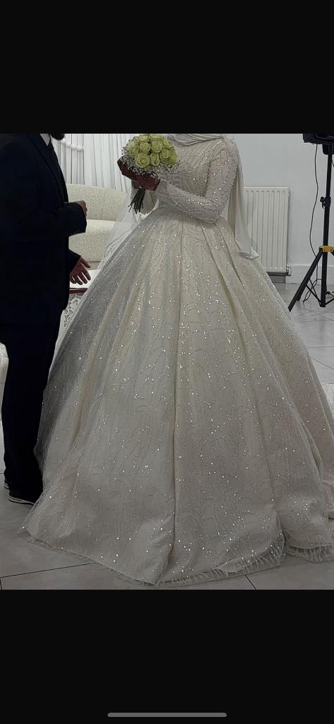 Robe de mariée, Vêtements | Femmes, Vêtements de mariage & Accessoires de mariage, Enlèvement ou Envoi, Porté, Blanc, Robe de mariée