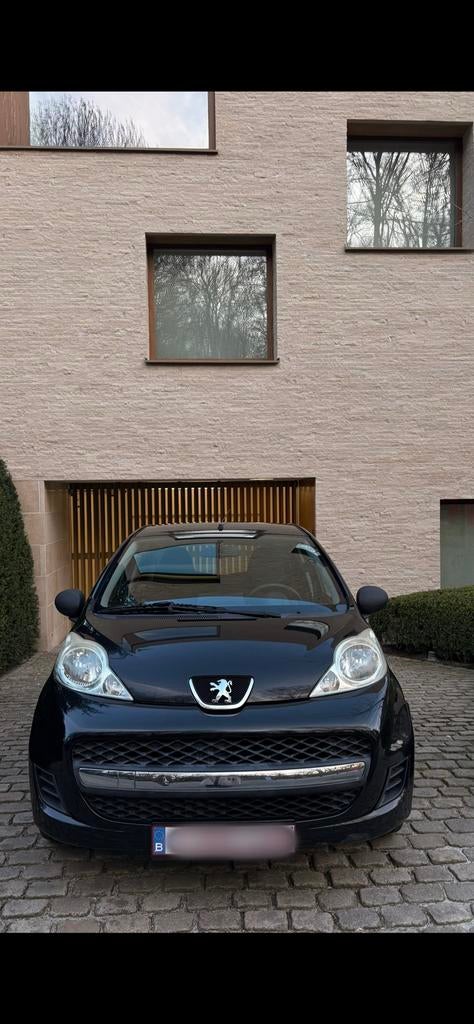 Peugeot 107-2011 Zwart, Auto's, Euro 5, Zwart, Particulier, 5 zetels