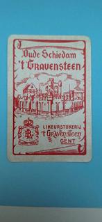 Carte à jouer Gand _ Distillery 't Gravensteen_Rood_203, Enlèvement ou Envoi, Utilisé, Carte(s) à jouer