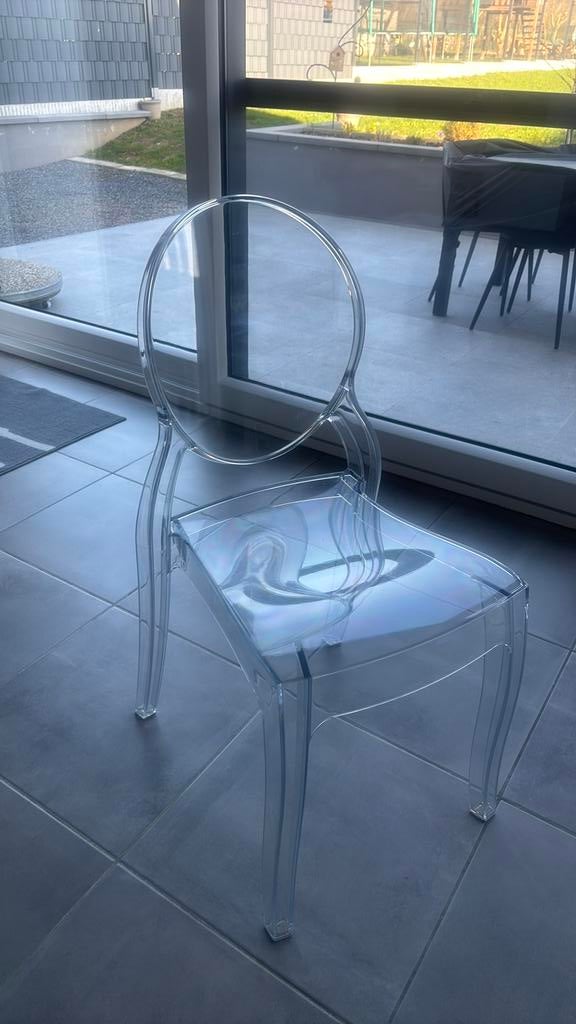 Chaise plexi, Maison & Meubles, Chaises, Autres couleurs, Enlèvement, Baroque, Autres matériaux