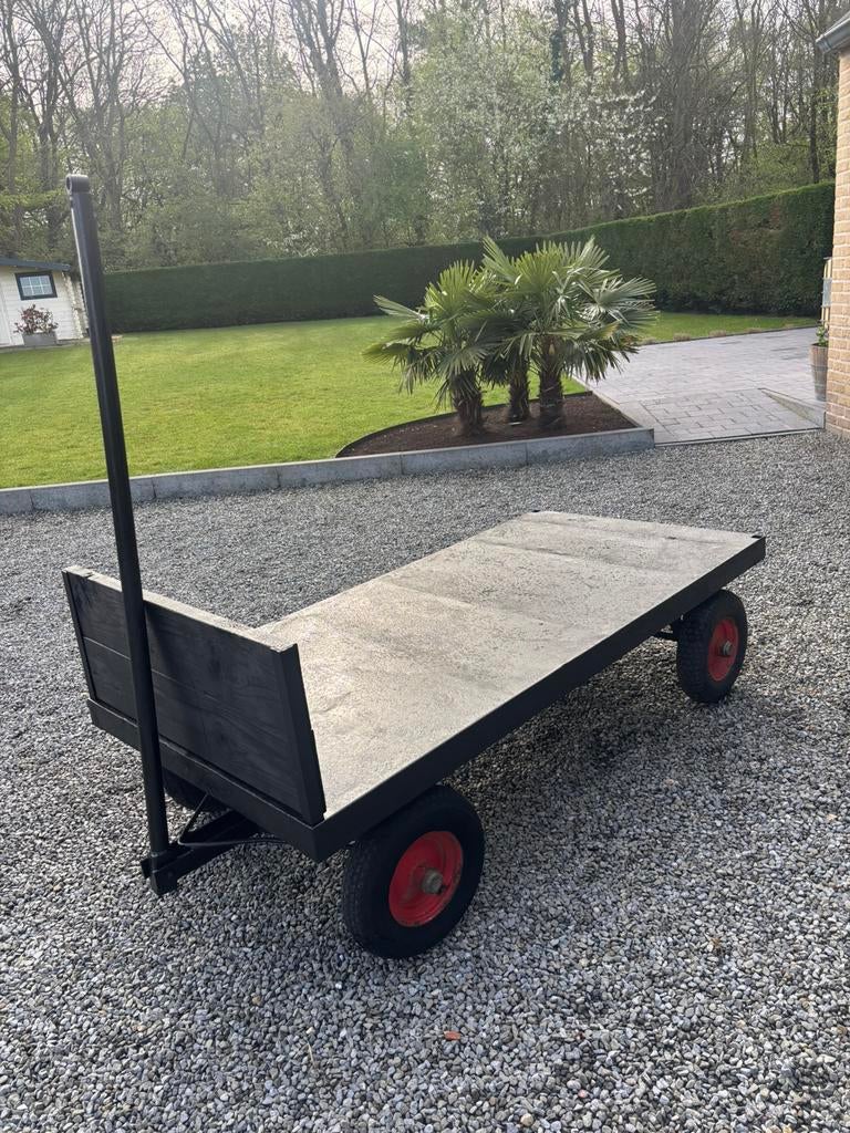 Strokar Strowagen hooikar hooiwagen plateauwagen, Ophalen, Zo goed als nieuw