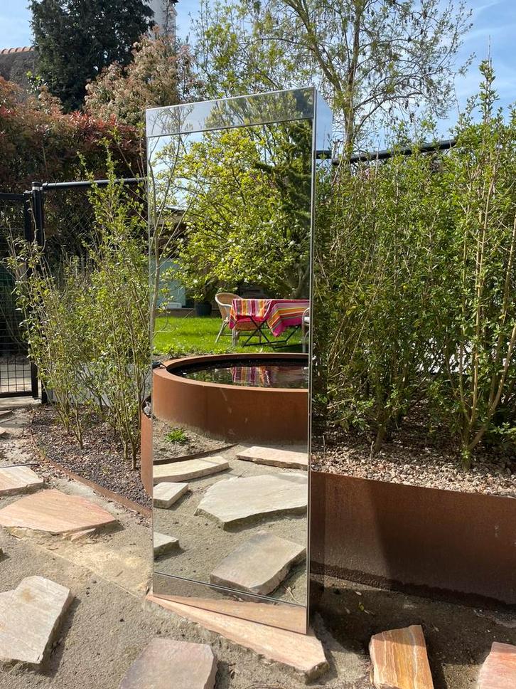 Meuble de salle de bain vintage avec miroirs — pratique, Maison & Meubles, Accessoires pour la Maison | Miroirs, Utilisé, 50 à 75 cm