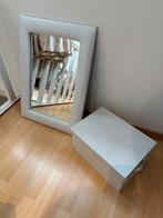 Miroir blanc et argentée avec boite assorti, Enlèvement, Comme neuf