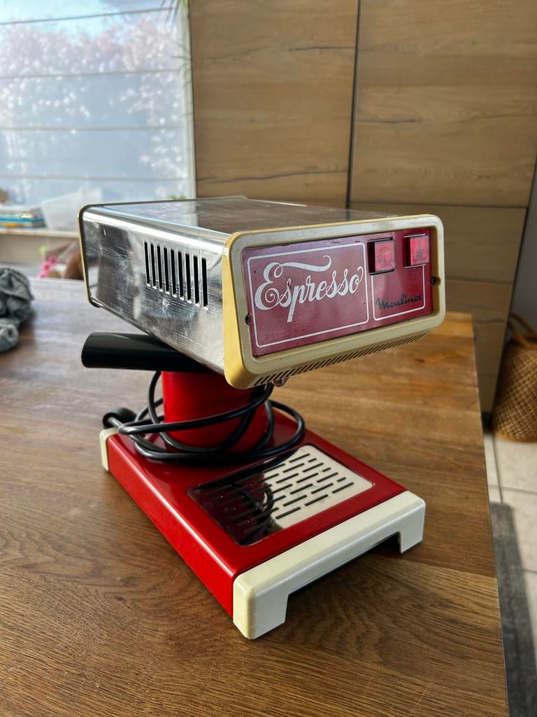 Retro espressomachine, Verzamelen, Automaten | Overige, Ophalen, Zo goed als nieuw
