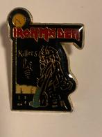 Retro pin van Iron Maiden, Verzamelen, Speldjes, Pins en Buttons, Ophalen of Verzenden, Zo goed als nieuw