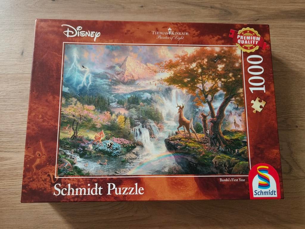 Puzzel Disney 1000 Bambi - Schmidt, Hobby en Vrije tijd, Ophalen of Verzenden