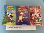 Disney videobanden mini classics VHS origineel Donald Mickey, Tekenfilm, Alle leeftijden, Ophalen of Verzenden, Zo goed als nieuw