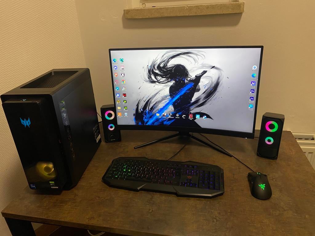 Gaming Setup à vendre - Prêt à jouer | Prix bas !, Informatique & Logiciels, Ordinateurs de bureau, Comme neuf, Gaming, Enlèvement ou Envoi