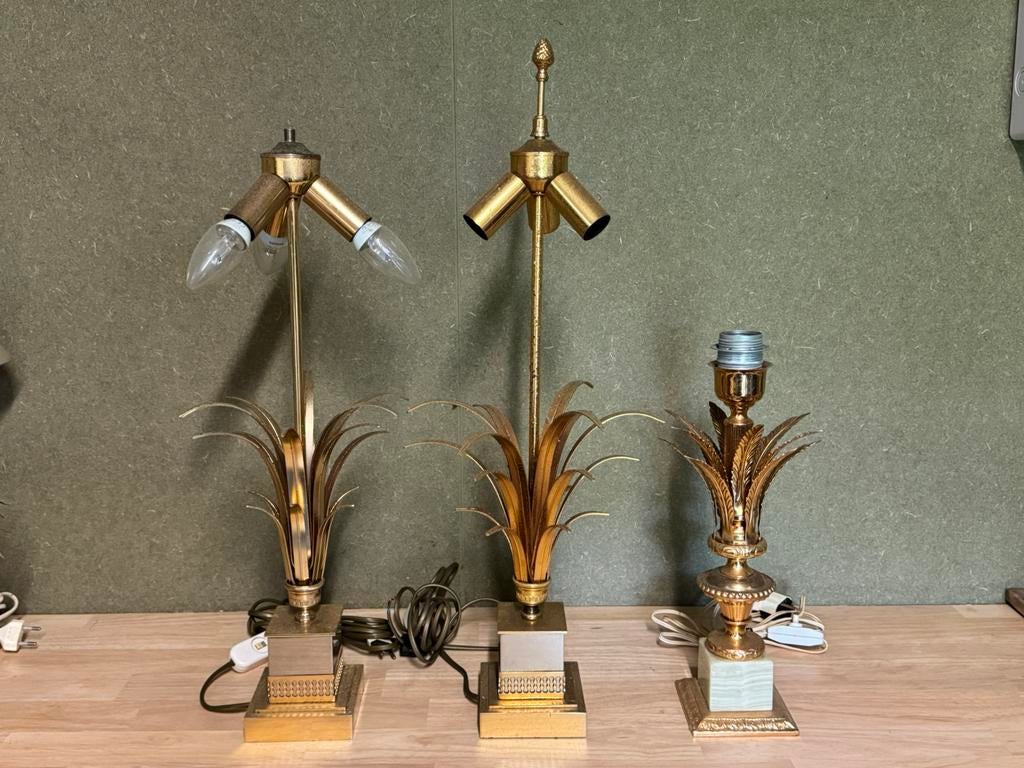 3 palmlampen, Huis en Inrichting, Ophalen, Gebruikt