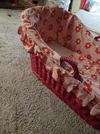 Draagbare wieg in riet, Ophalen, Gebruikt, Wieg