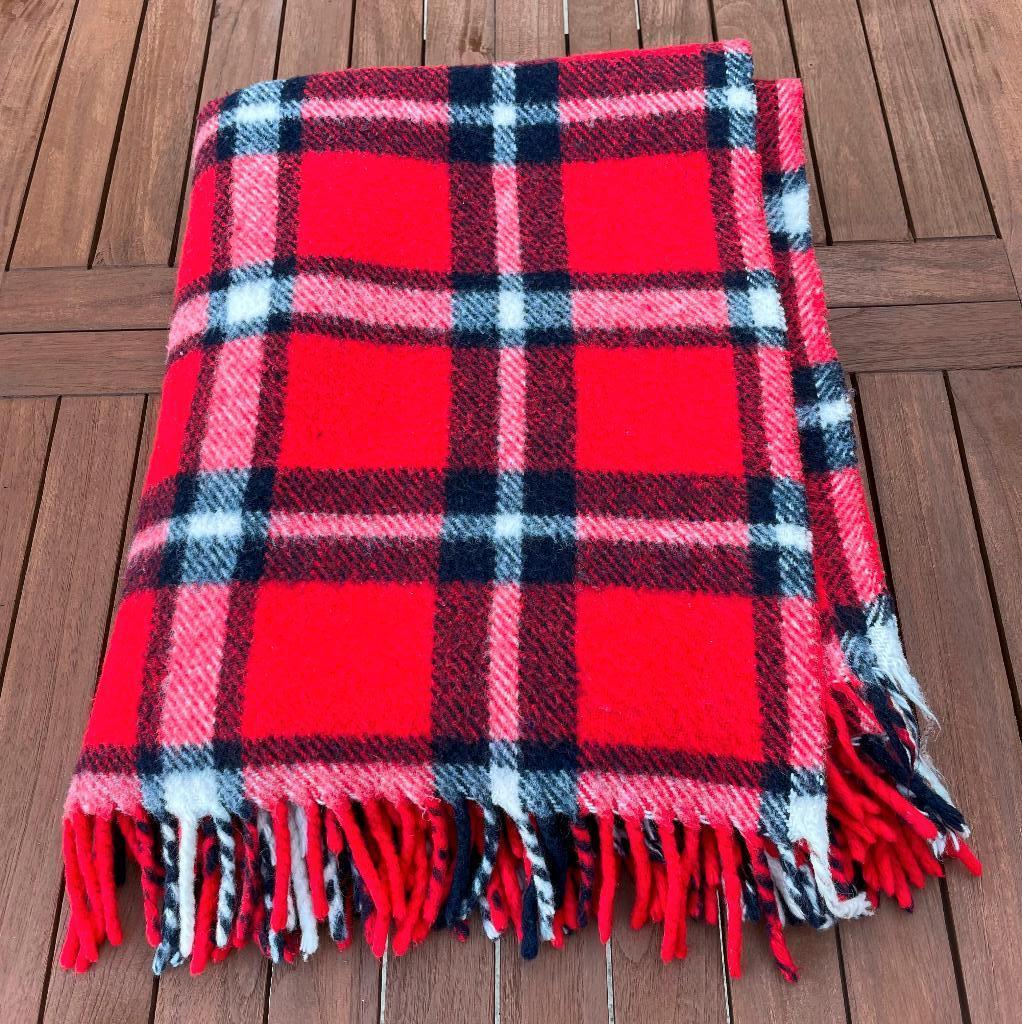 Couverture à carreaux, Maison & Meubles, Accessoires pour la Maison | Plaids & Couvertures, Enlèvement ou Envoi, Comme neuf