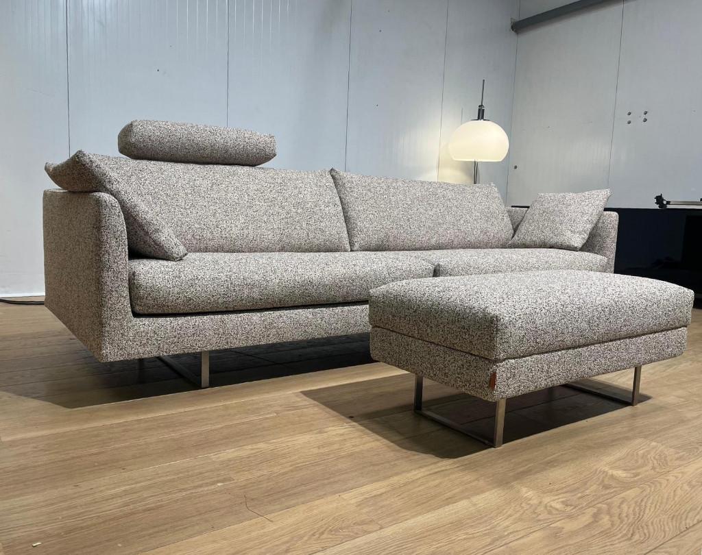 NIEUW Montis Axel 4-Zits + Hocker + GARANTIE NP €9.000, Nieuw, 75 tot 100 cm, Ophalen of Verzenden, Rechte bank