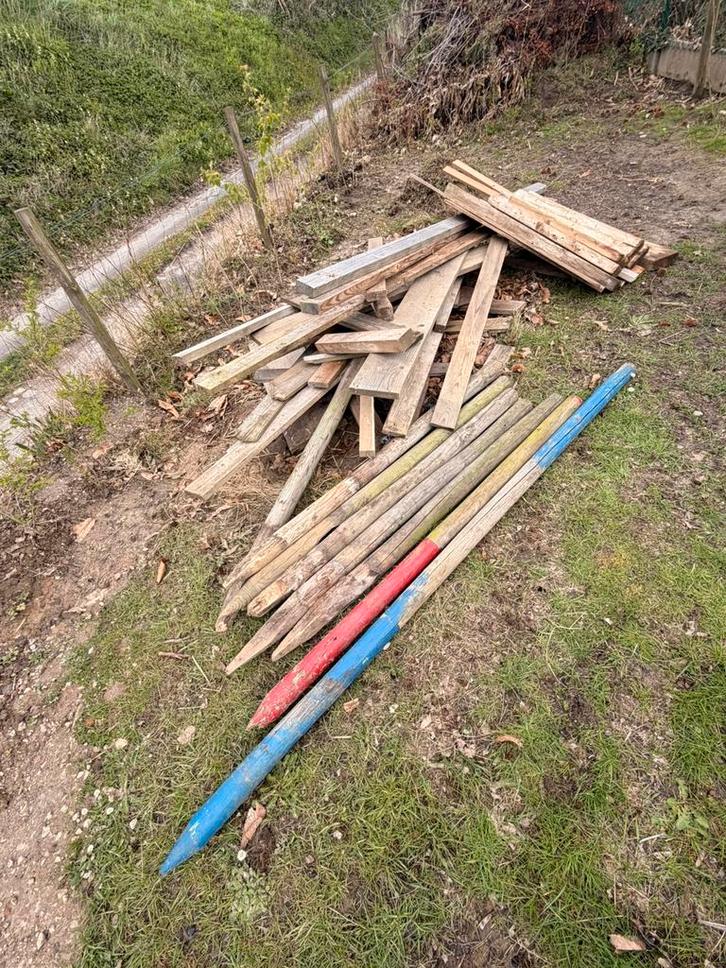 Resthout – eenmalig aanbod, Bricolage & Construction, Bois & Planches, Utilisé, Enlèvement