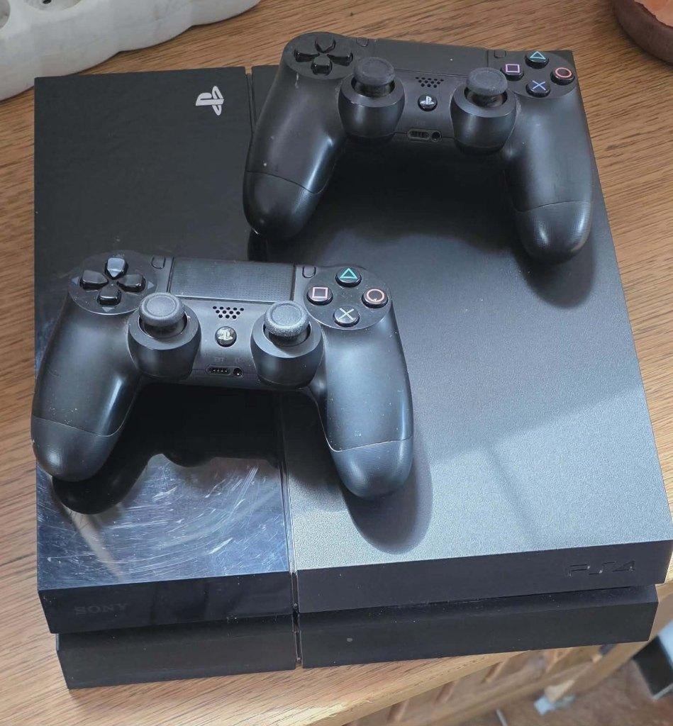 ps4+jeux, Consoles de jeu & Jeux vidéo, Consoles de jeu | Sony PlayStation 4, 500 GB, Comme neuf, Enlèvement, Avec 2 manettes