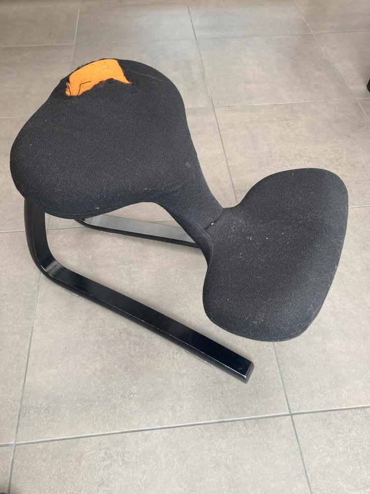 Rybo balans kniestoel, Maison & Meubles, Chaises de bureau, Utilisé, Tabouret de bureau, Noir, Ergonomique, Enlèvement