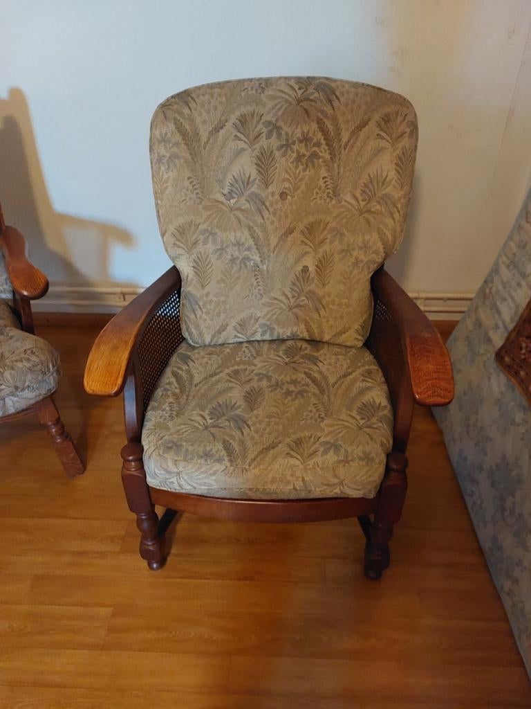 Stoelen 4 stuks, Huis en Inrichting, Stoelen, Ophalen, Gebruikt, Bruin, Vier