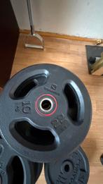 Rubber schijven 10kg, Sport en Fitness, Ophalen, Zo goed als nieuw
