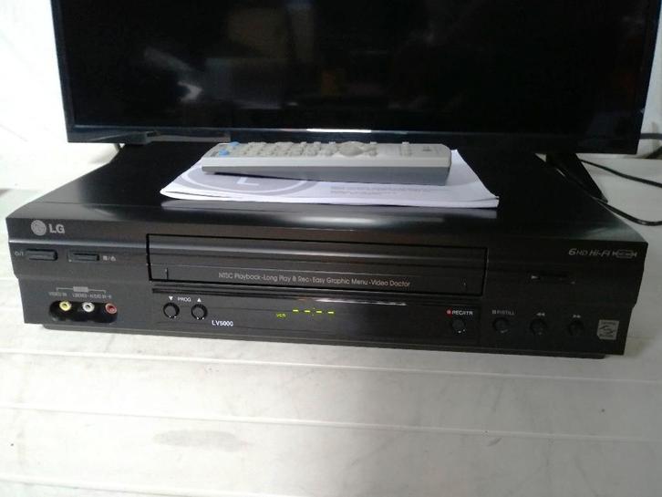 Enregistreur vidéo stéréo HiFi à 6 têtes LG LV5000, TV, Hi-fi & Vidéo, Lecteurs vidéo, Comme neuf, Lecteur ou enregistreur VHS