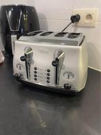 De’Longhi 4-sleuven Broodrooster – Inox/Zilver, Elektronische apparatuur, Broodroosters, Ophalen, Gebruikt