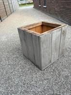Bijzet tafel/ bloembak, Tuin en Terras, Bloembakken en Plantenbakken, Ophalen, Zo goed als nieuw, Hout