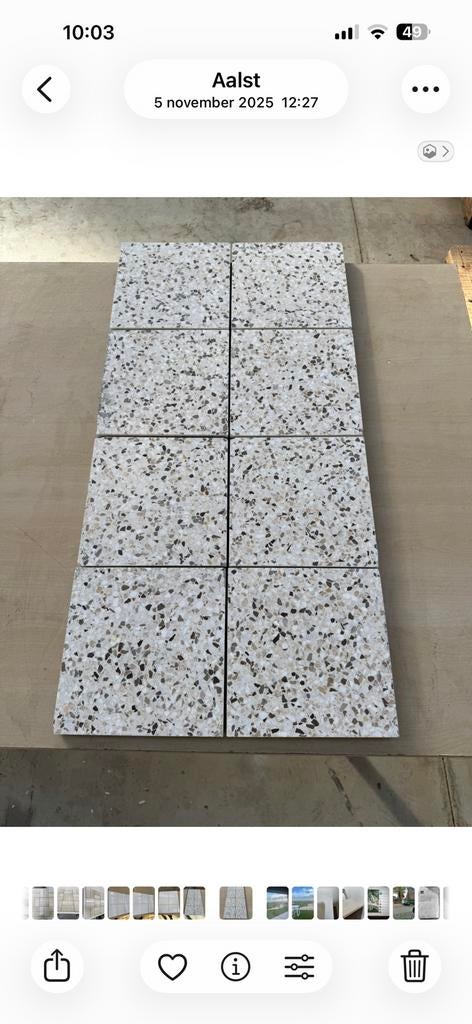 Vloertegel, Ophalen, Nieuw, 5 tot 10 m²