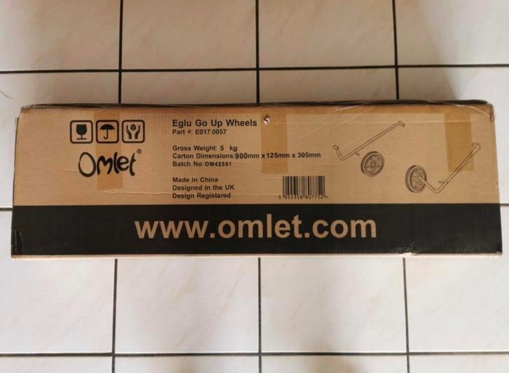 NEUF Roues poulailler Omlet Eglu Go Up jamais utilisée

Dans, Animaux & Accessoires, Enlèvement, Neuf, Poulailler