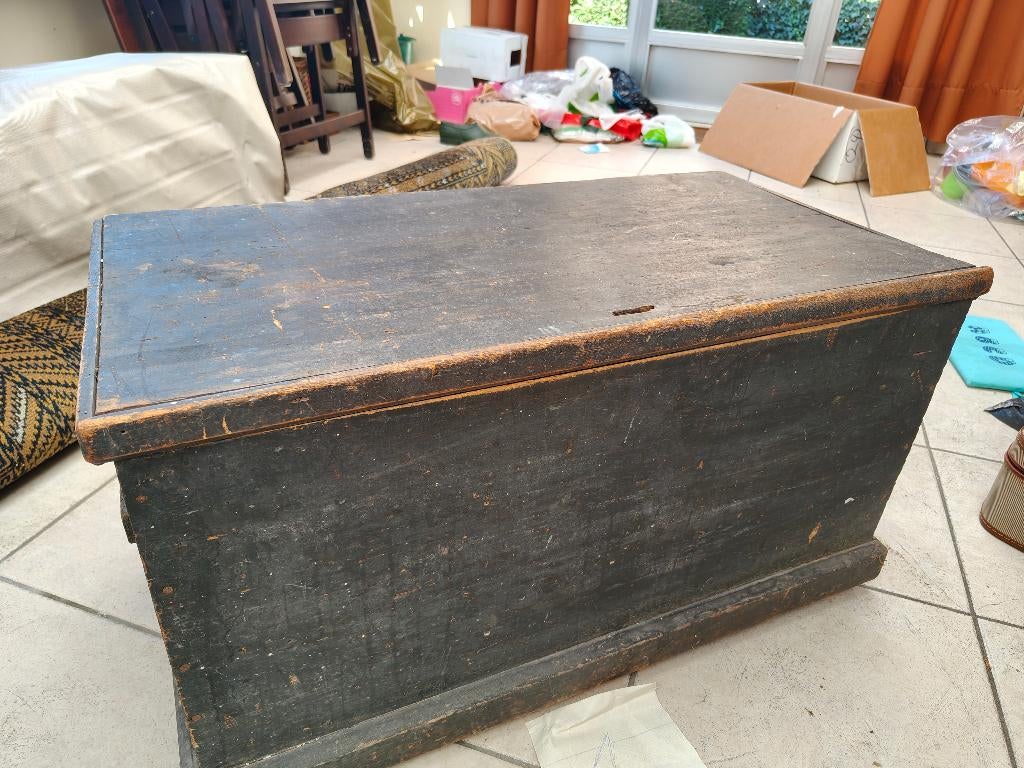 Houten kist  1, Enlèvement, Pin