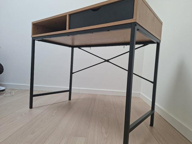 2 bureaux avec tiroirs en bois – très bon état, Maison & Meubles, Bureaux, Comme neuf, Bois, Noir, Avec tiroirs, Enlèvement