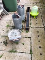 Silo pour boissons et aliments pour poulets, Animaux & Accessoires, Volatiles | Accessoires, Enlèvement, Utilisé, Abreuvement et Alimentation