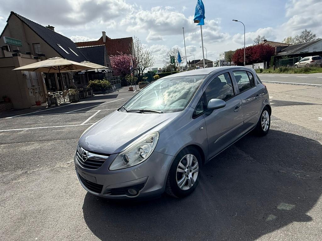 Opel Corsa – Betrouwbaar & zuinig!, 4 deurs, Stof, Zwart, 1229 cc