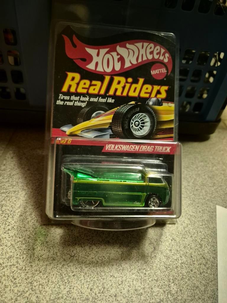 Hotwheels hot wheels real riders volkswagen drag truck, Enlèvement ou Envoi