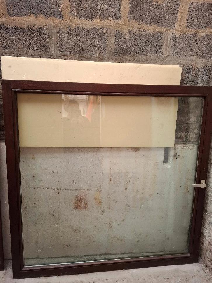 châssis Cadre complet avec vitre DV, Doe-het-zelf en Bouw, Glas en Ramen, Gebruikt, Gevelraam of Ruit, Dubbelglas, Ophalen