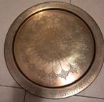 Arabische ronde  schotel, Antiek en Kunst, Ophalen, Koper