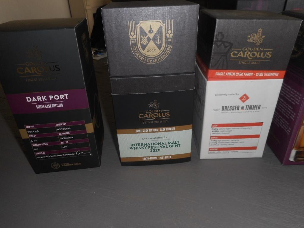 GROTE VERZAMELING AANGEBODEN VAN WHISKY CAROLUS., Verzamelen, Ophalen, Overige gebieden, Overige typen, Nieuw