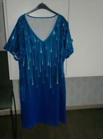 mooi kleed maat 50 nieuw, Kleding | Dames, Ophalen of Verzenden, Nieuw, Blauw, Jurk