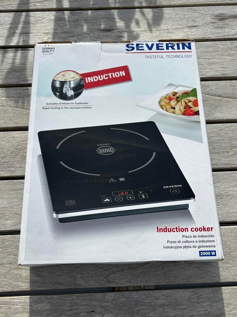Severin Inductiekookplaat 2000w, Elektronische apparatuur, Ophalen of Verzenden, Zo goed als nieuw