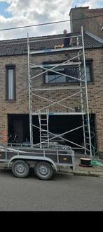 Euroscaffold Basis rolsteiger 135 x 250 x 8,2m werkhoogte, Bricolage & Construction, Enlèvement ou Envoi