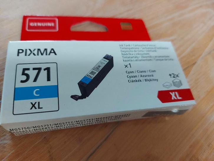 Cartouches d'imprimante 571 Canon Pixma, Computers en Software, Printerbenodigdheden, Nieuw, Cartridge, Ophalen