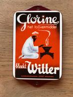 Glorine emaille reclamebord, Verzamelen, Ophalen of Verzenden, Zo goed als nieuw, Reclamebord