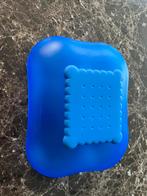 Alessi Mary biscuit koekjestrommel turquoise, Huis en Inrichting, Ophalen of Verzenden, Gebruikt, Rechthoekig