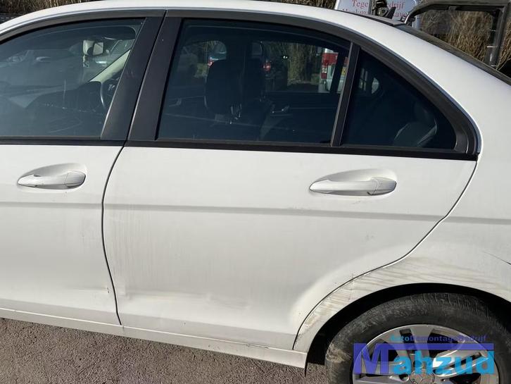 MERCEDES C klasse W204 wit 149 links achter deur 2011-2014, Auto-onderdelen, Carrosserie, Deur, Mercedes-Benz, Achter, Links, Gebruikt