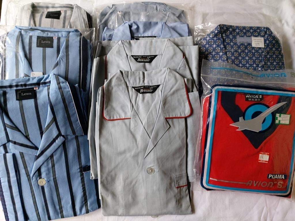 Partij heren pyjama's, Ophalen of Verzenden, Nieuw, Maat 56/58 (XL), Bonsoir